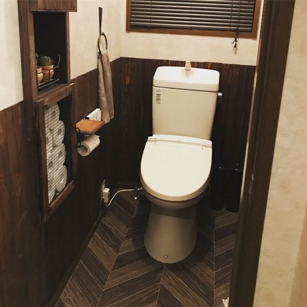 フロアシートトイレ施工例